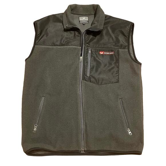 Southern Marsh Fieldtec Men's Full Zip Fleece Vest Size Small Black Outdoors - Picture 1 of 7